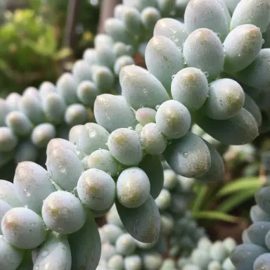 Burro's Tail — Leaf detail