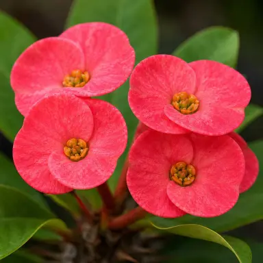 Crown of Thorns — Flowers