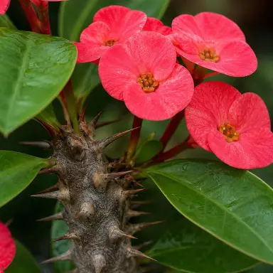Crown of Thorns — Leaf detail