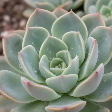 Echeveria — Leaf detail