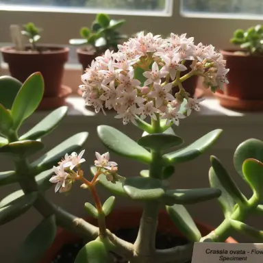 Jade Plant — Flowers