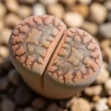 Living Stones — Leaf detail